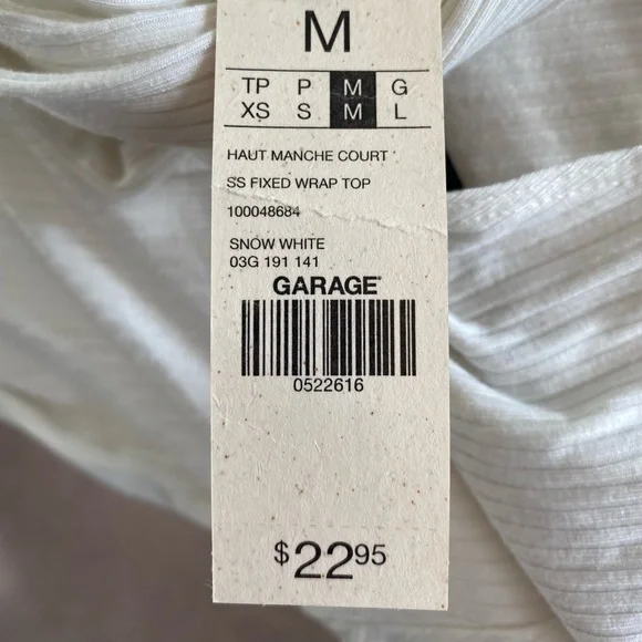 Garage | Ribbed Wrap Front Top - Picture 3 of 3